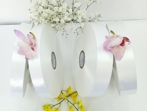 PS-7205: POLYESTER SATIN KHÔNG BIÊN, 2 MẶT BÓNG, THERMAL TRANSFER RIBBONS