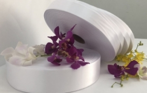 WS-7815: CHẤT LIỆU IN NHÃN/MÁC SATIN DỆT BIÊN CHÌM - 1 MẶT BÓNG - THERMAL TRANSFER RIBBONS