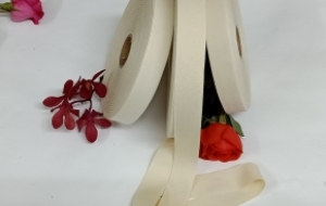 CT-9041: CHẤT LIỆU IN NHÃN/MÁC 100% COTTON (PURE COTTON) DỆT BIÊN # OFF-WHITE/ MỘC/ VÀNG KEM/ NGÀ